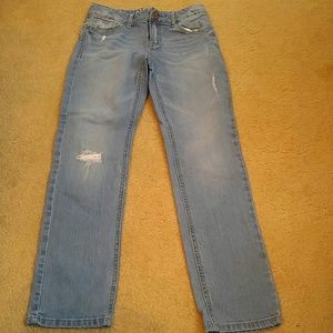 Girls PSNY Denim Jeans Size 10R Distressed